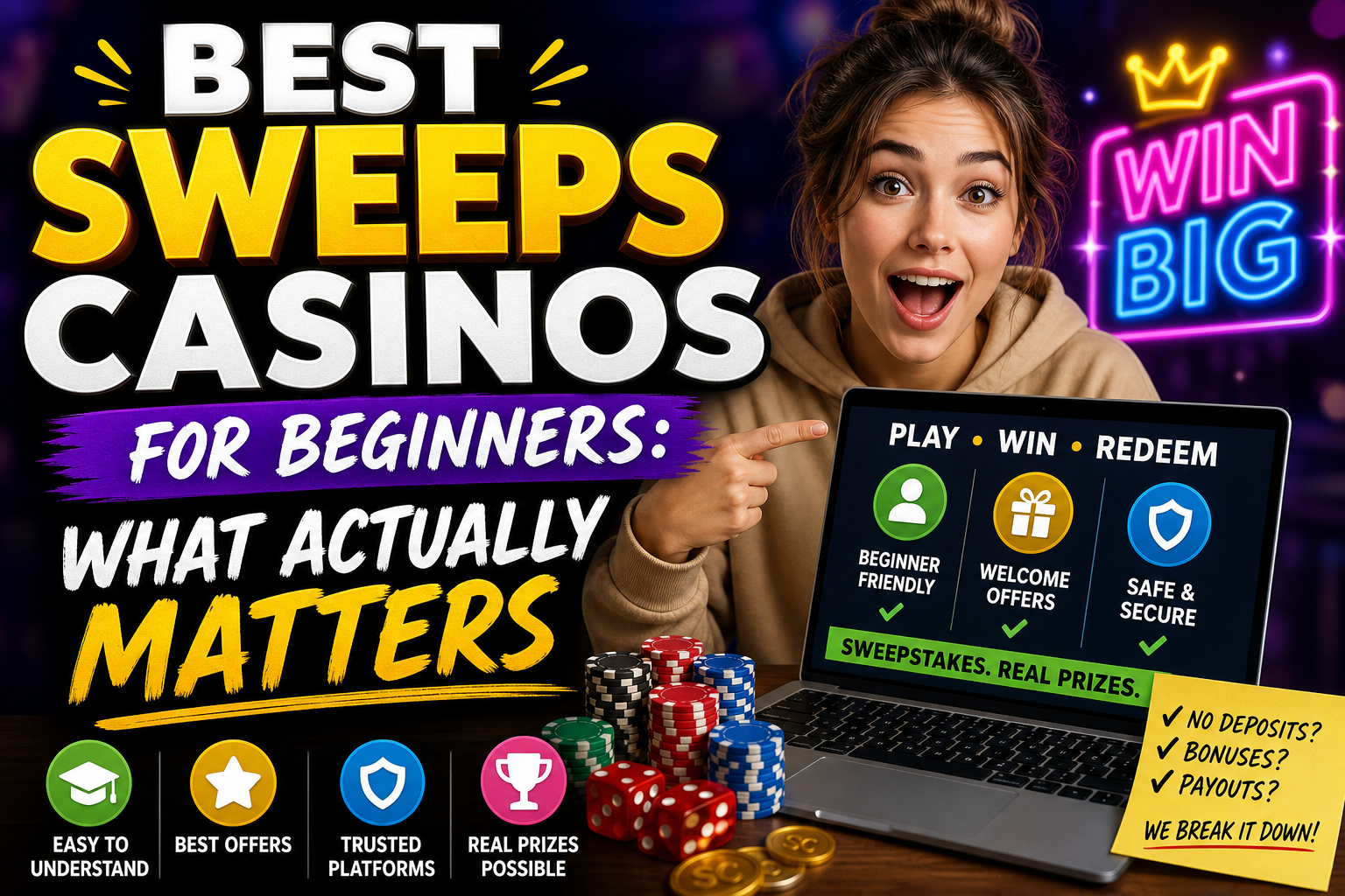 Best Sweeps Casinos for Beginners: What Actually Matters