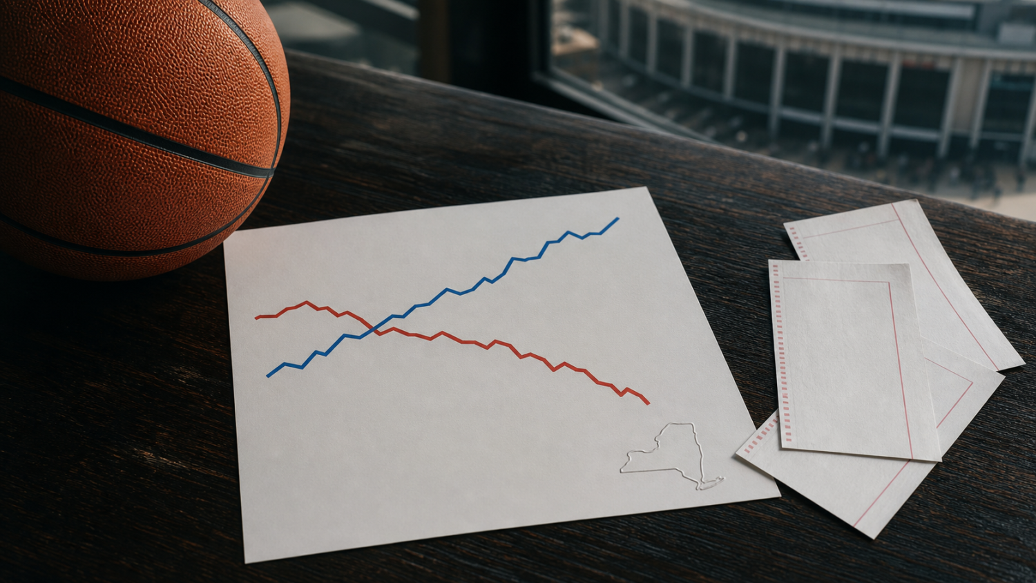 New York sports betting handle rises while sportsbook revenue falls