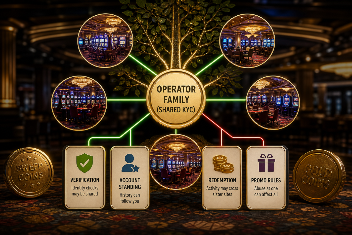 Sister-Site KYC: What Shared Verification Means for Your Sweepstakes Casino Account