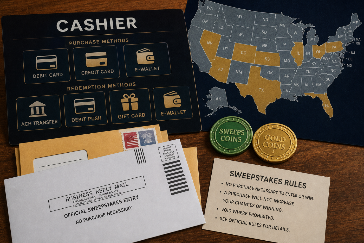 Sweepstakes Casino Payment Methods: The State-Aware Redemption Guide
