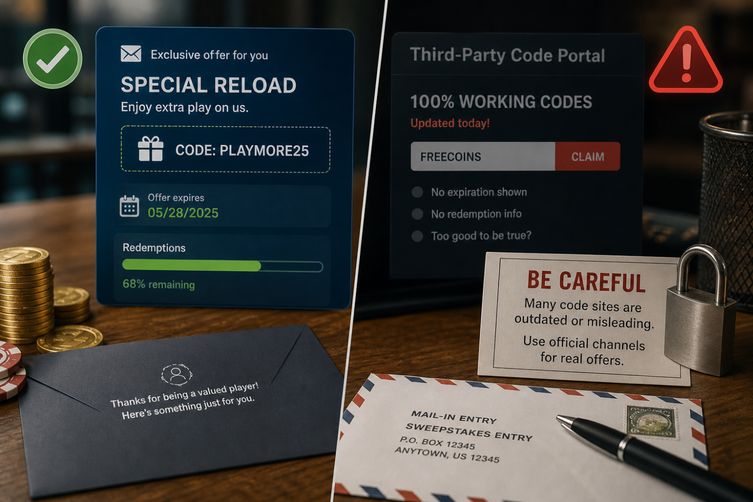 Sweepstakes Casino Promo Codes: How to Tell Real Offers From Bait 2
