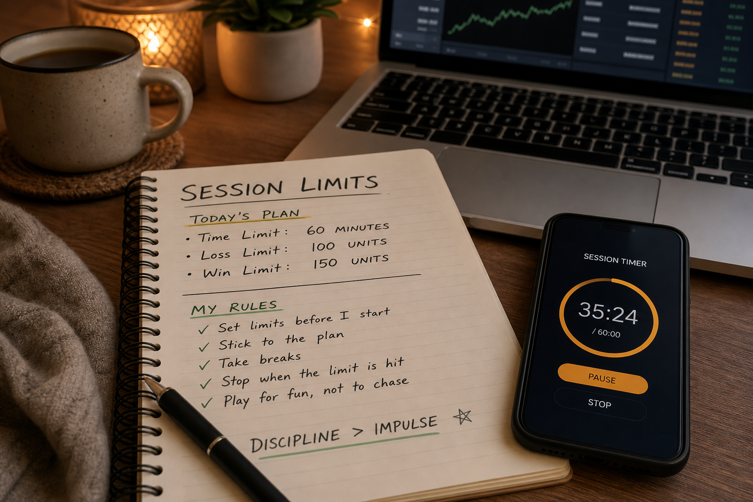 Sweeps casino session tracking and responsible play limits